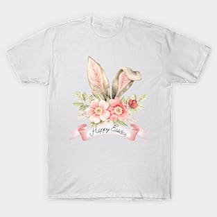 happy easter flowers T-Shirt